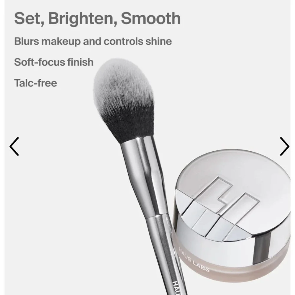 Haus Labs Bio-Blurring Loose Setting Powder Neutral Peach New Discontinued Gaga